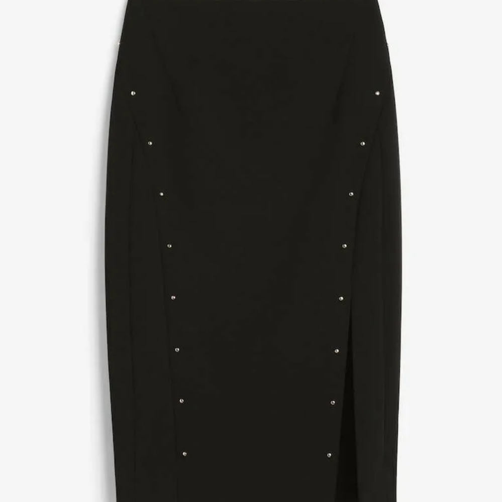 Black Studded Skirt